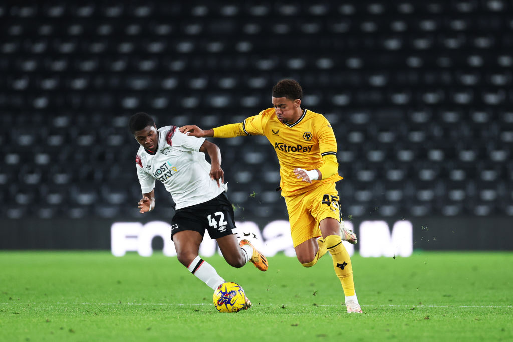 Derby County v Wolverhampton Wanderers U21 - Bristol Street Motors Trophy