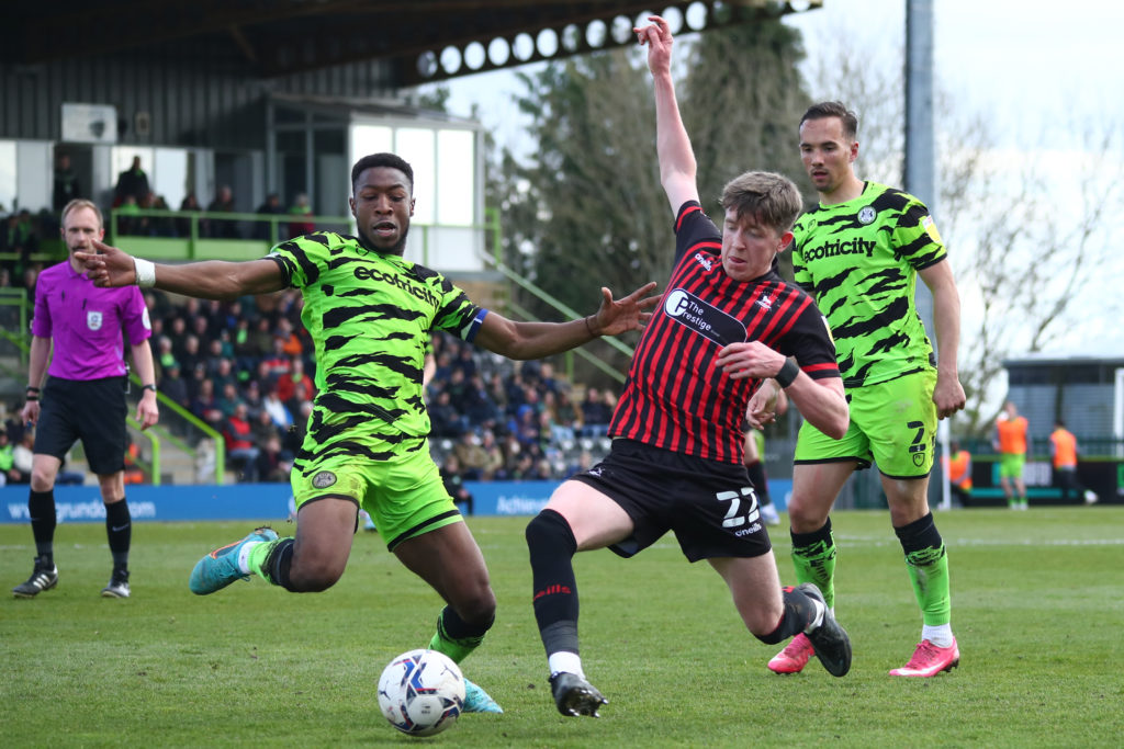 Forest Green Rovers v Hartlepool United