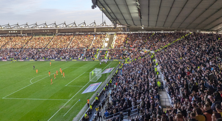 An image of Pride Park from Derby County vs Hull City.